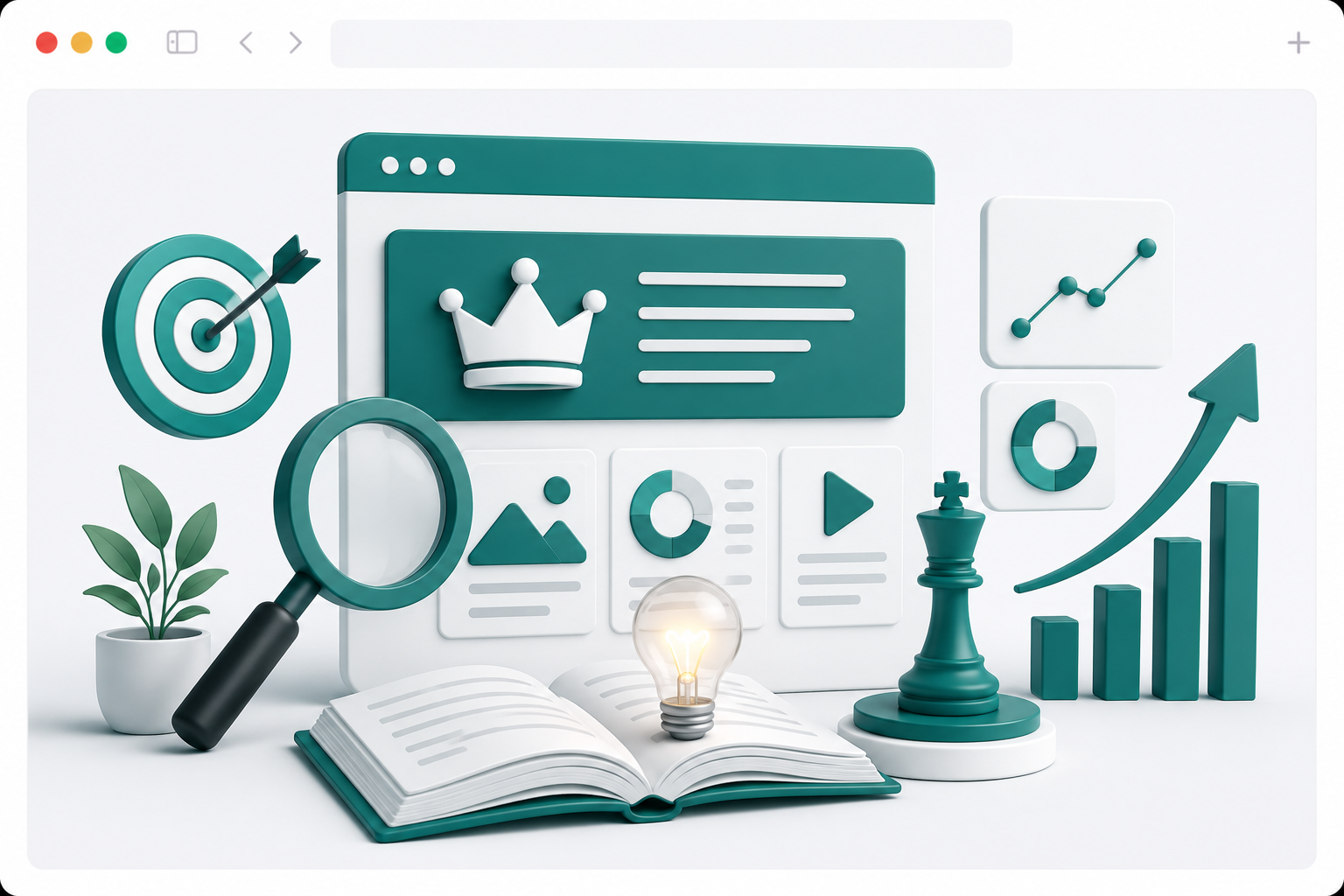 Own the topic, not just the keyword
